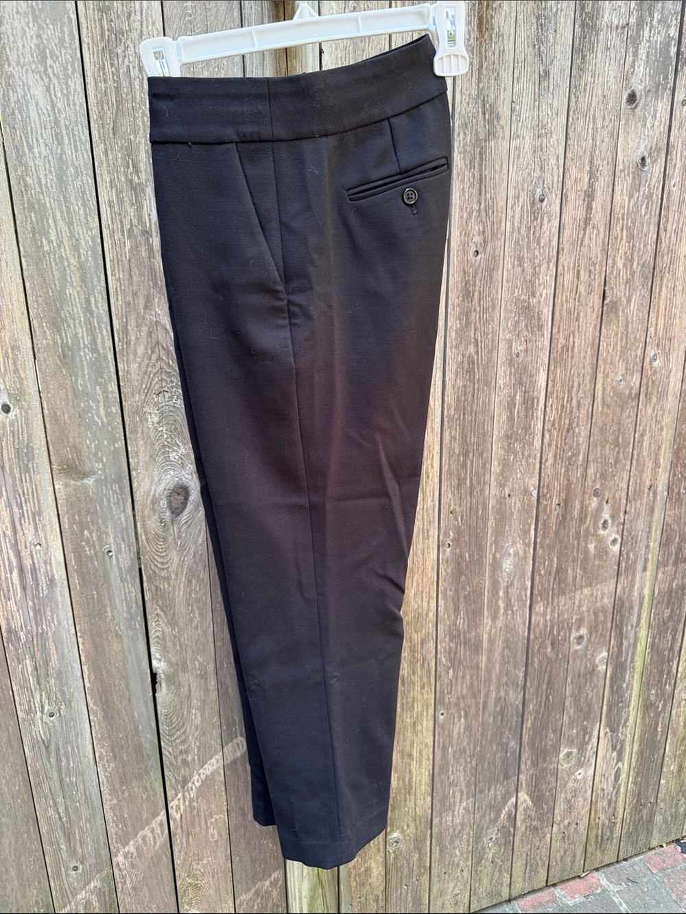 J. Crew Ladies tailored Black Pants - Straight leg